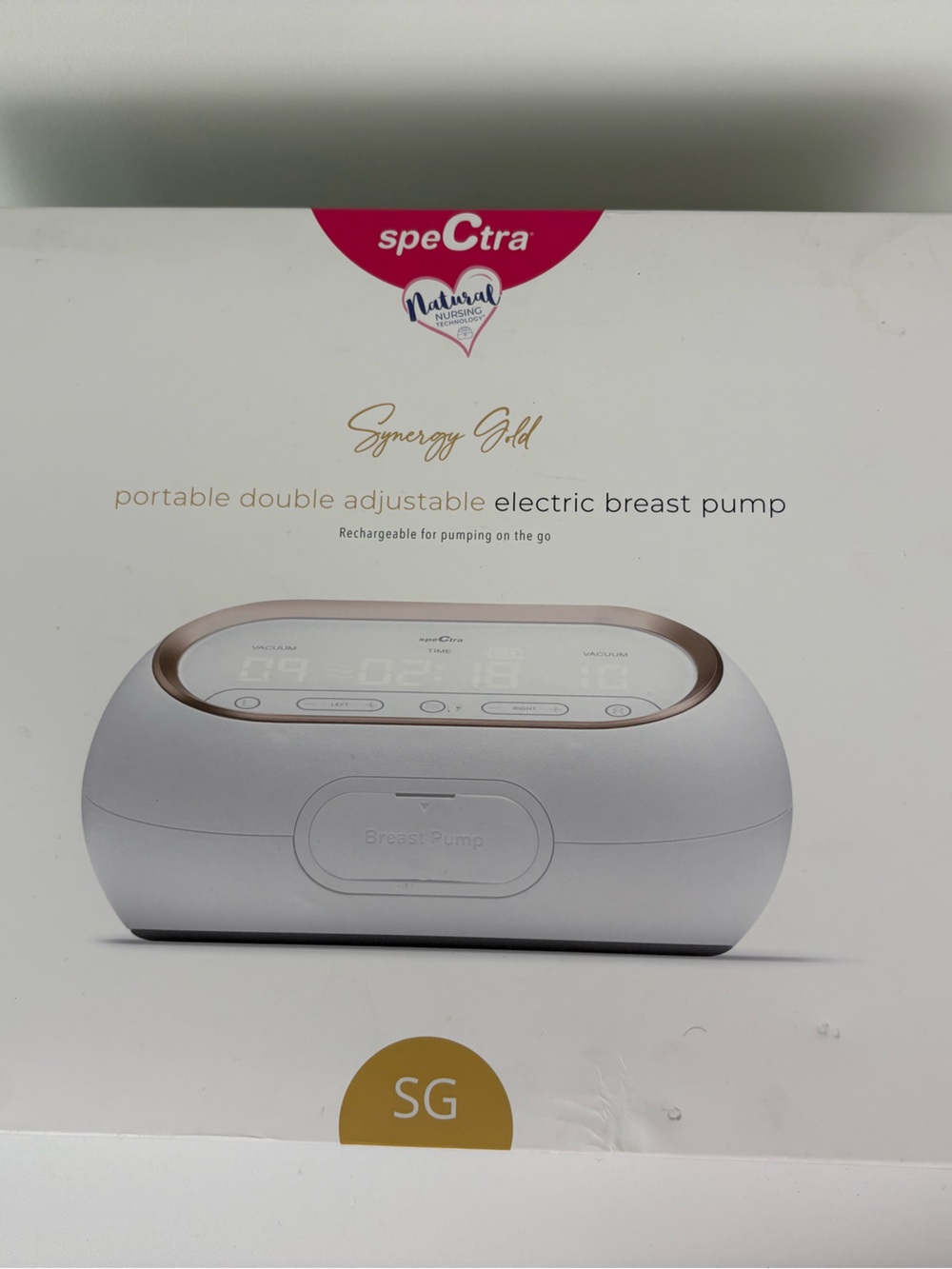 Spectra Synergy Gold Portable Double Adjustable Electric Breast Pump